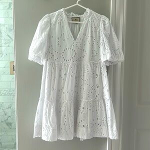 Tuckernuck eyelet dress, size medium, EUC